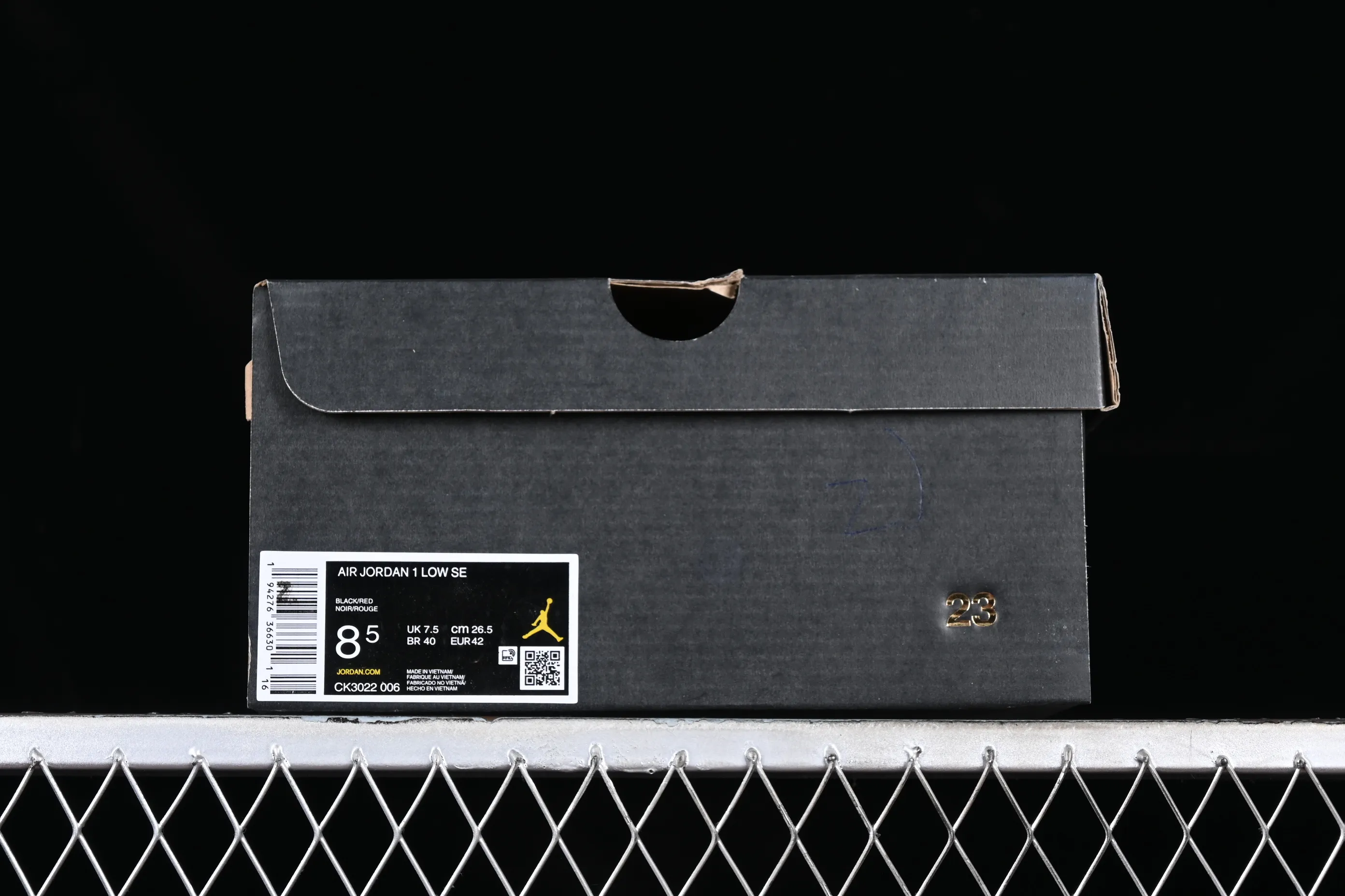 All categories Air Jordan Jordan series basketball shoes Air Jordan 1 Low Z version Air Jordan 1 Low "Red Orbit" AJ1 Joe 1 track black and red low-top cultural casual sneakers CK3022-006